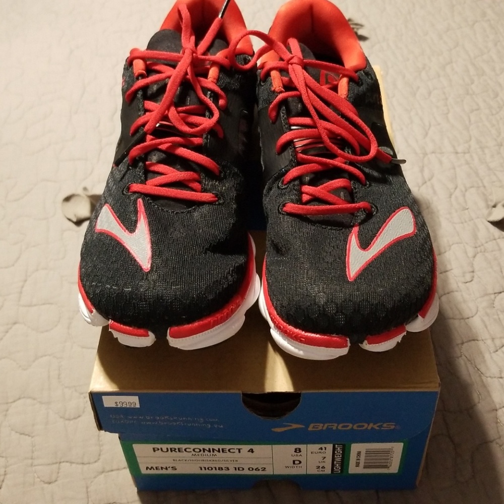 Shoes brooks 8.5 men's black.